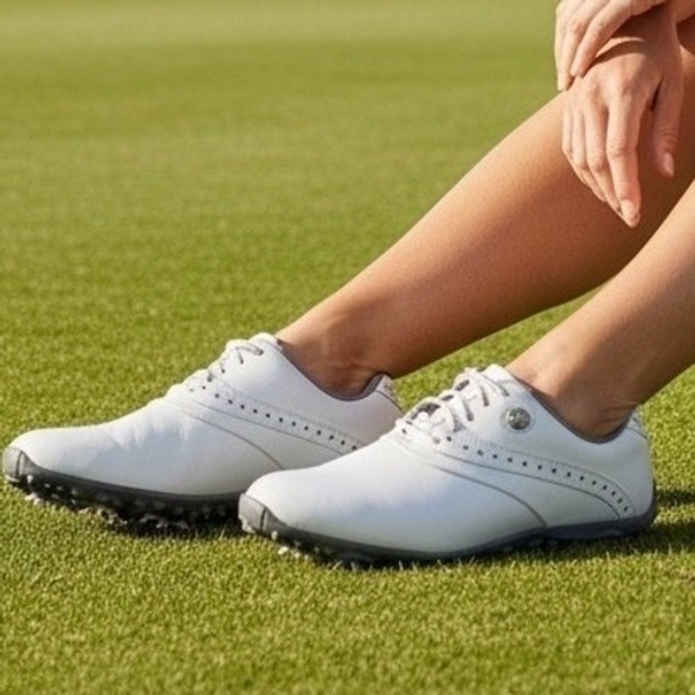 FootJoy White and Black Women's Golf Athletic Shoes